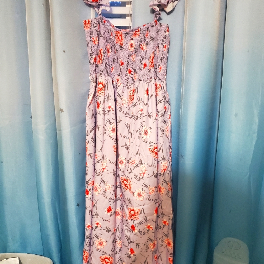 Shein Brand new no tag purple floral dress